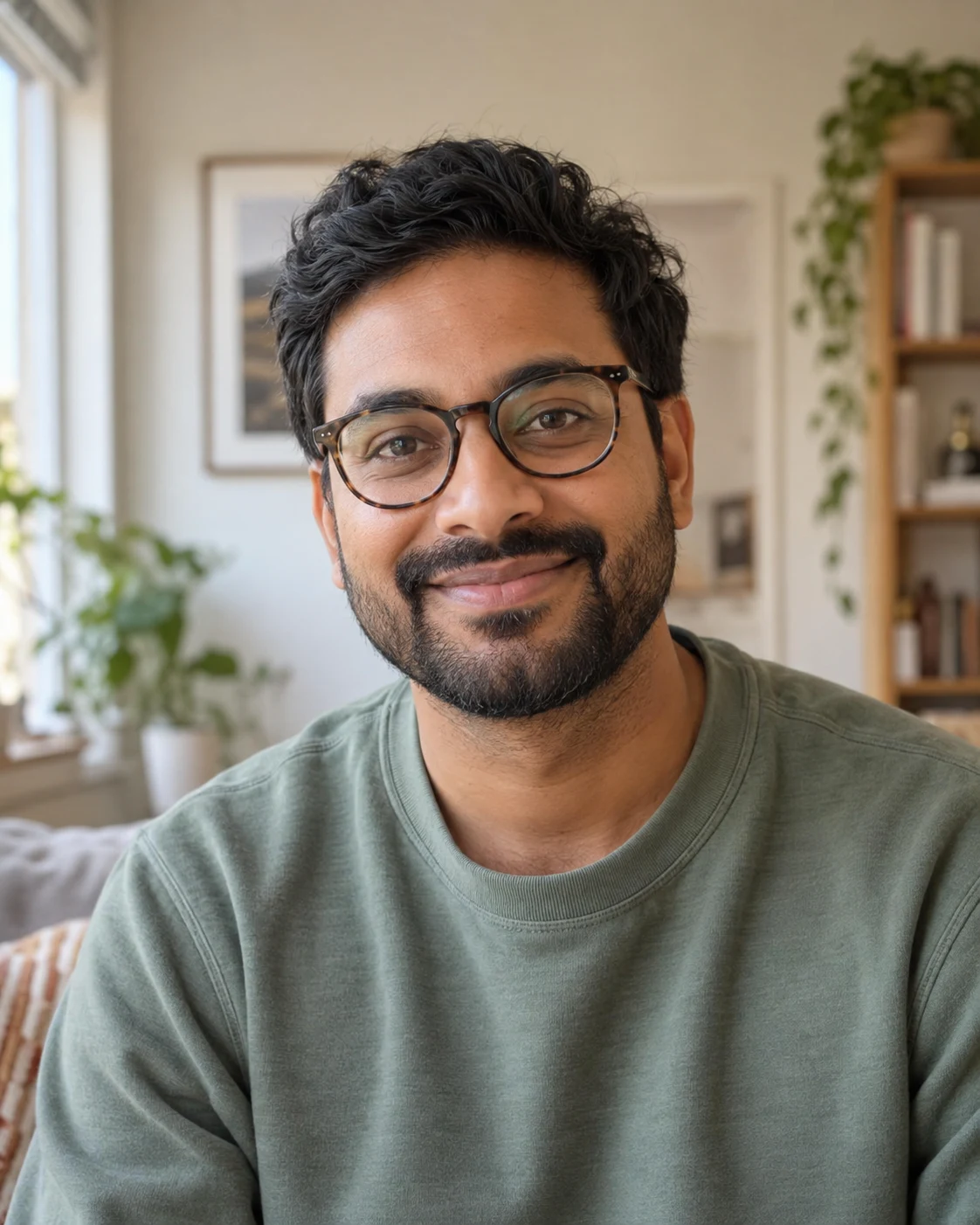 Reference photo of a person wearing glasses